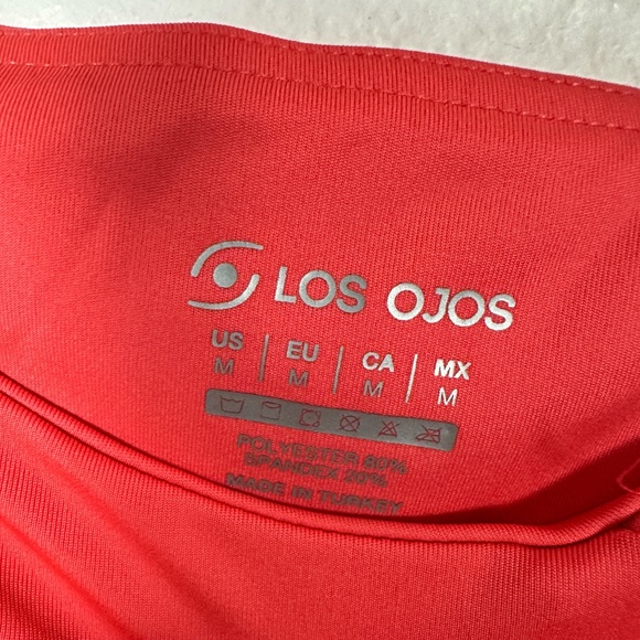 LOS OJOS Yoga Pants High Waist Tummy Control Workout Leggings w/Pockets Women M - Picture 4 of 7